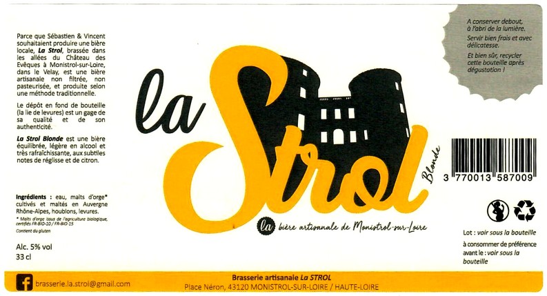 *La Strol Blonde 33 cl